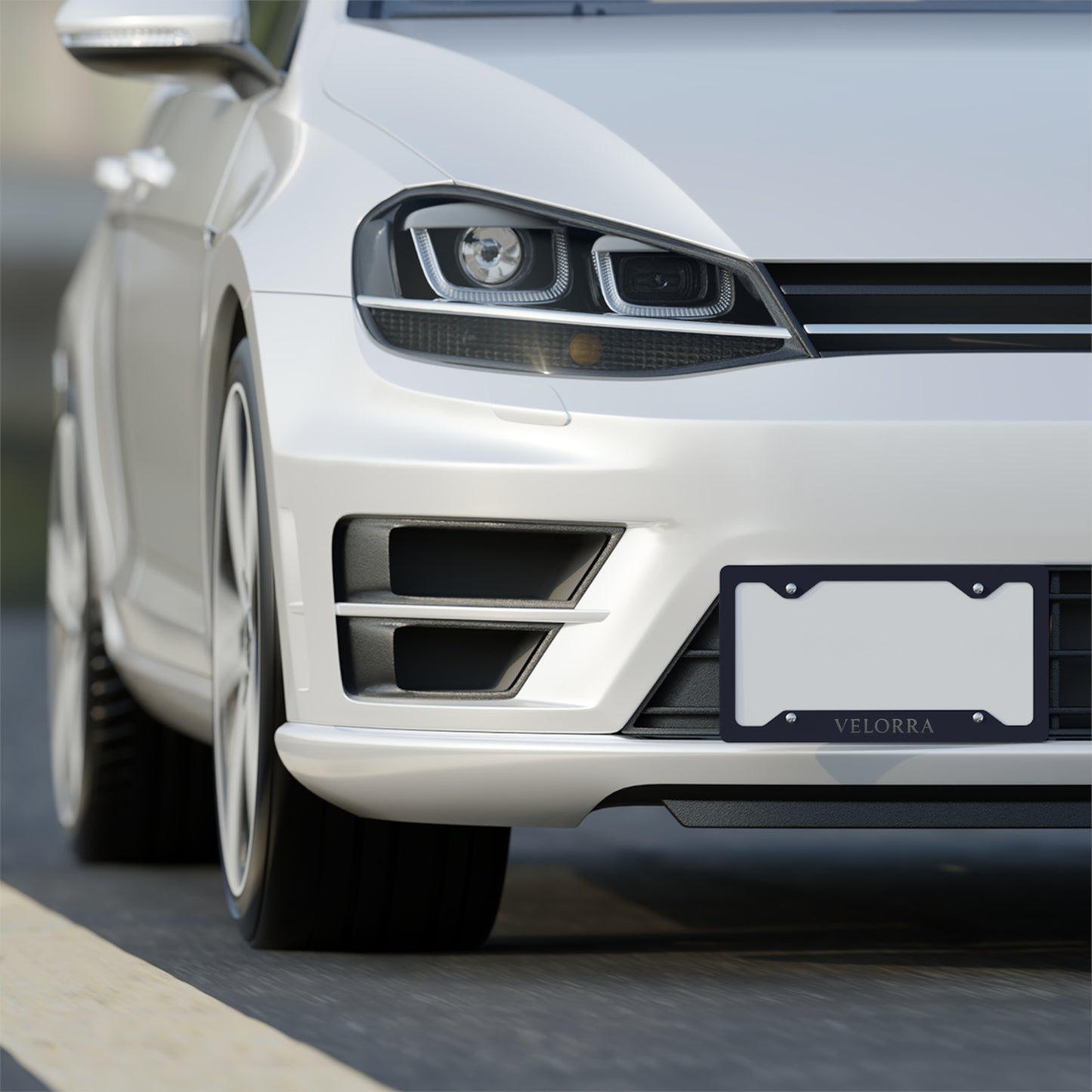 Velorra Metal License Plate Frame