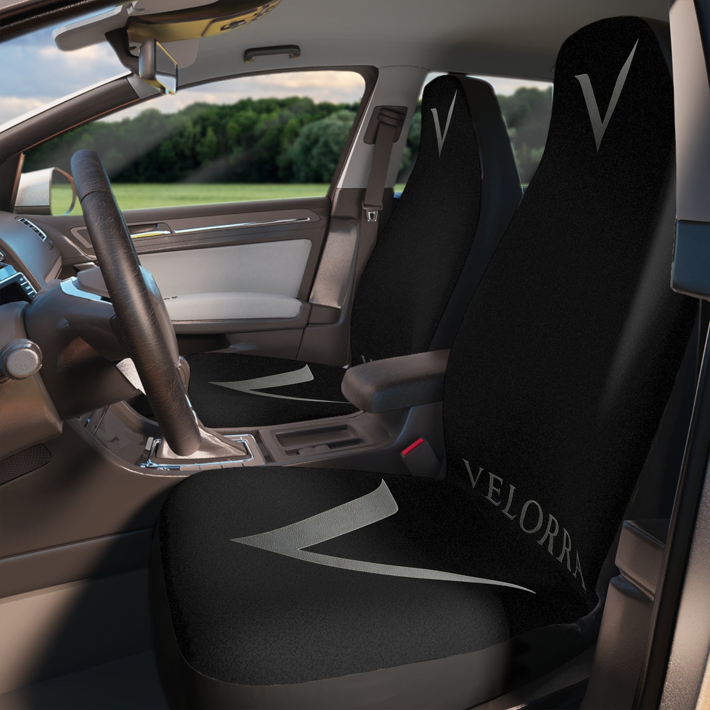 Velorra Car Seat Covers - All Black