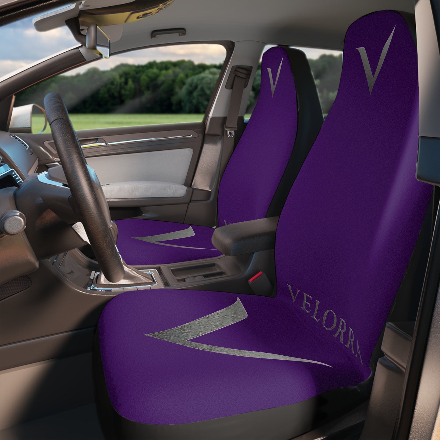 Velorra Car Seat Covers - Royal Purple